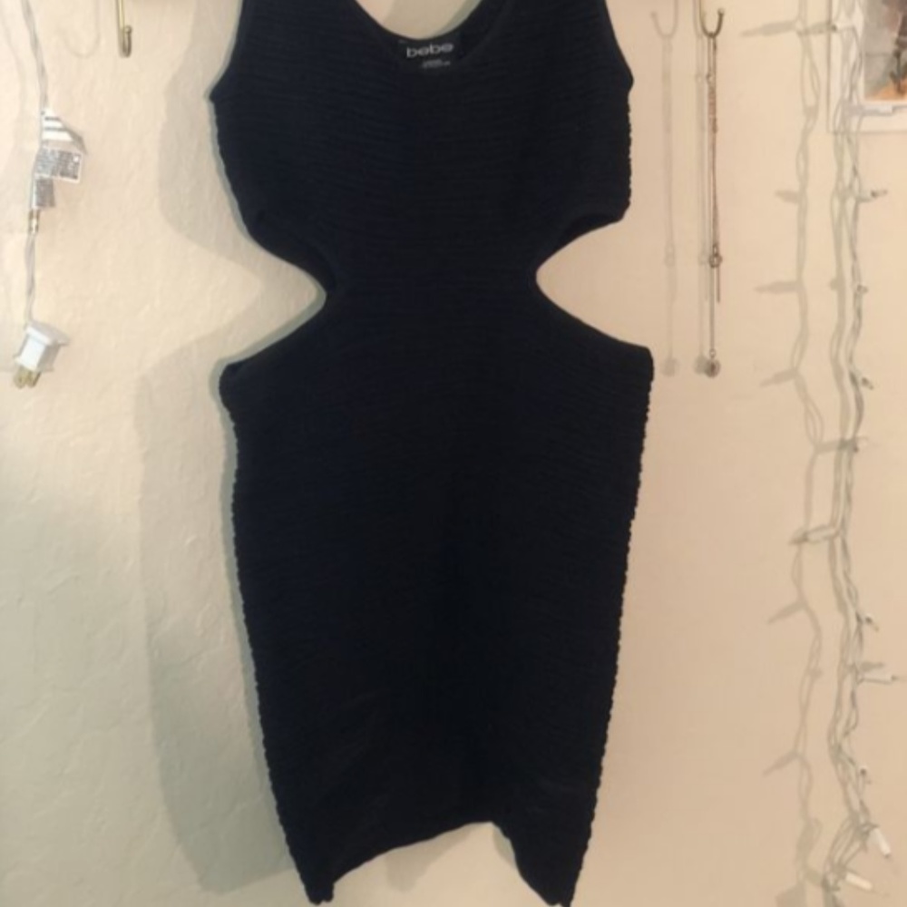 Bebe Black l Bodycon Dress l Cutout Sides